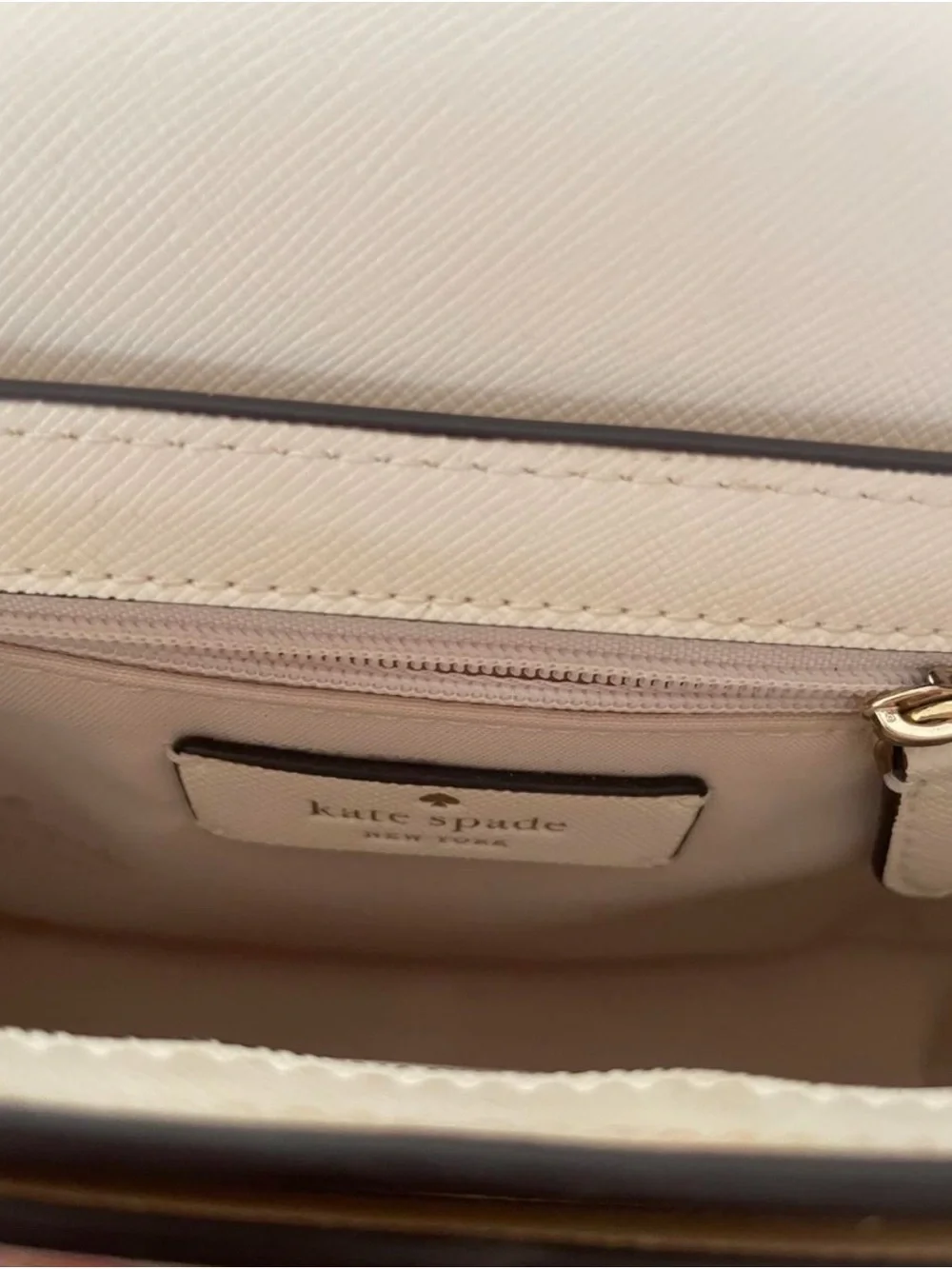 kate spade Cream Strawberry Print Crossbody Bag